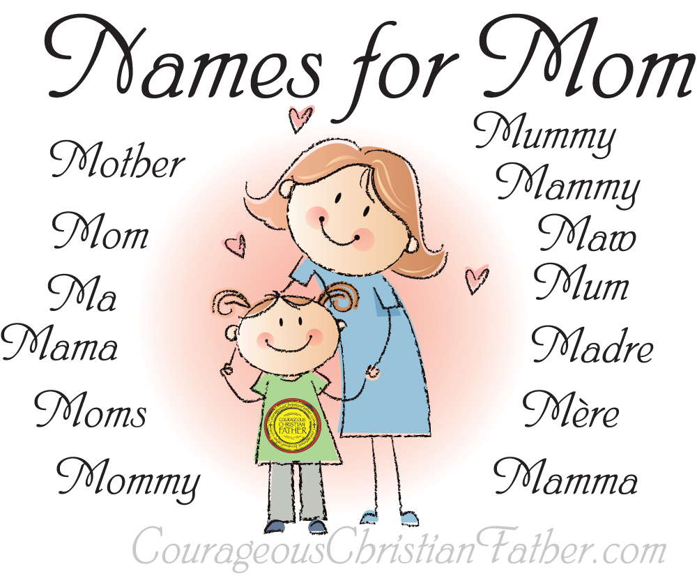 Names For Mom Courageous Christian Father