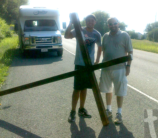 (Left to right) Junior Garcia (The Journey) and Steve Patterson (Courageous Christian Father, Owner)