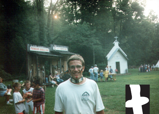 Steve Patterson at Camp Ba-Yo-Ca in 1994