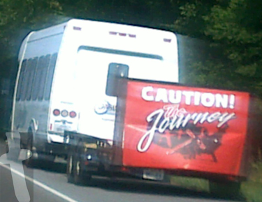 THe Oasis Church Caution The Journey Van near New Market June 29, 2012 off IIE (Andrew Johnson Hwy)