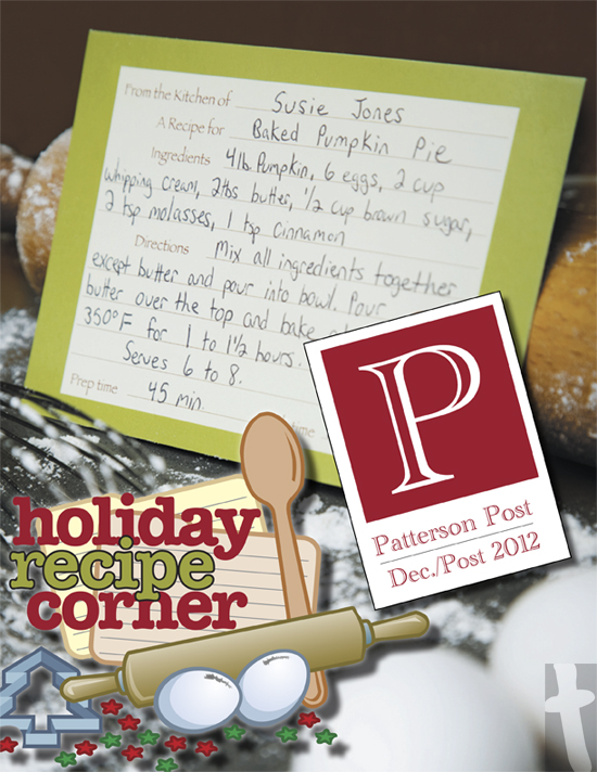 Patterson Post 2012 - Recipe Guide Cover