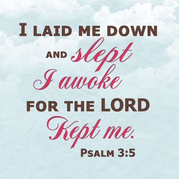 Psalm 3:5 graphic