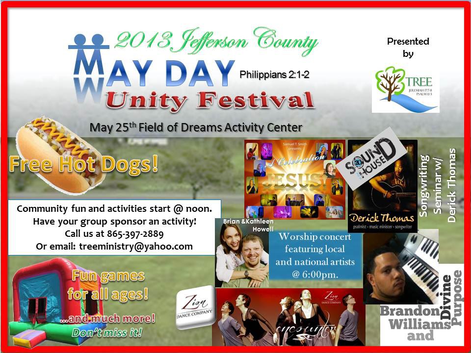 One of the May Day Unity Festival Fliers