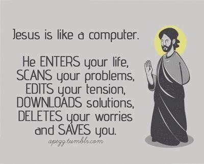 Jesus is like a Computer  image by Apezz