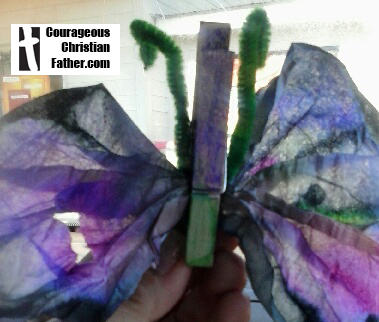 Butterfly craft by Melissa Matthews