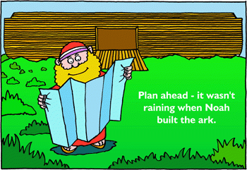 Noah's Ark - Plan ahead