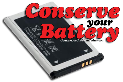 Conserve Your Battery