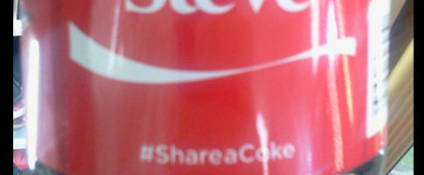 Share a Coke - Steve #shareacoke