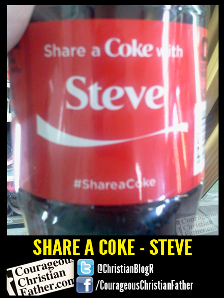 Share a Coke - Steve #shareacoke