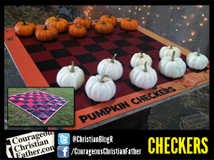 Checkers & Pumpkin Checkers at Adventure Ranch