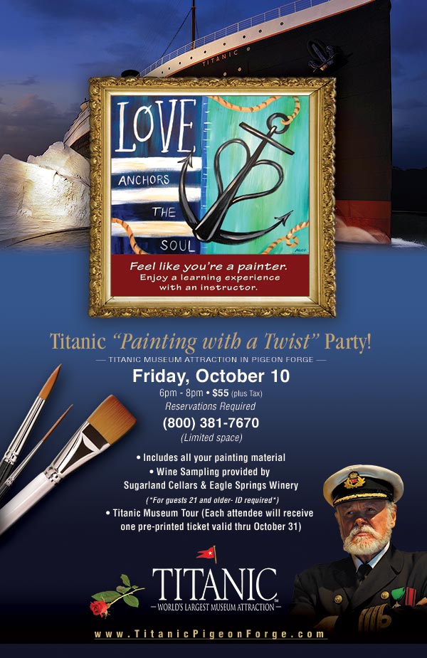 Titanic “Painting with a Twist” Party