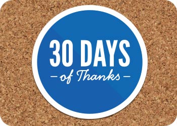 30 Days of Thanksgiving: Day 21