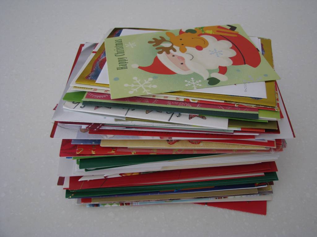 Think Green Reuse or Recycle Those Christmas Cards