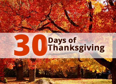 30 Days of Thanksgiving: Day 10