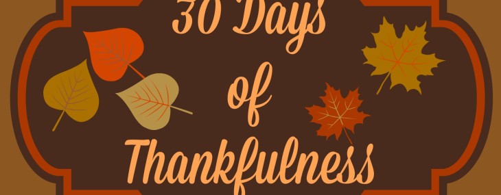 30 Days of Thanksgiving: Day 28