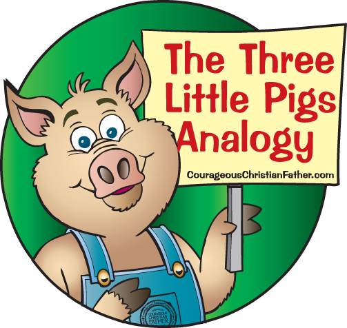 three little pigs analogy