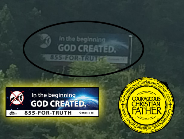 God Created Billboard in Knoxville, TN