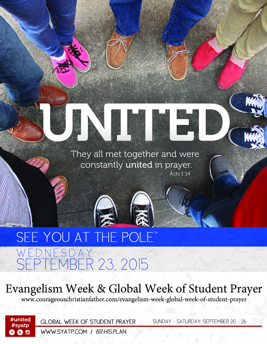 See You At the Pole - Evangelism Week - Global Week of Student Prayer image