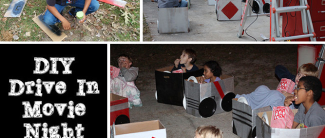 DIY Drive-In Movie Night | PaidDadBlog