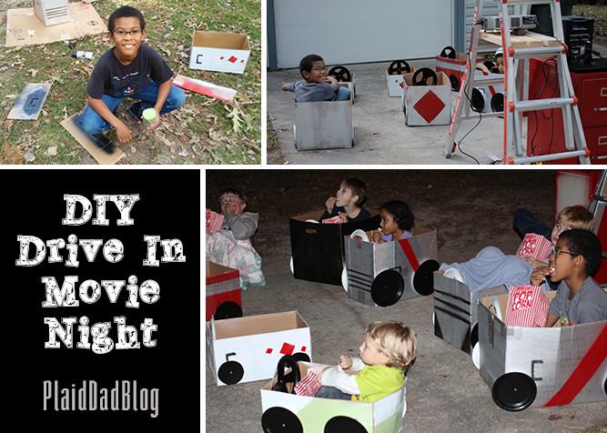 PlaidDadBlog: DIY Drive-In Movie Night Idea