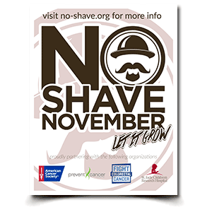 No Shave November Flyer