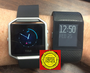 Fitbit Blaze & Fitbit Surge side-by-side - Fitbit Tracking for 5 Years! Fitbitaversary! 