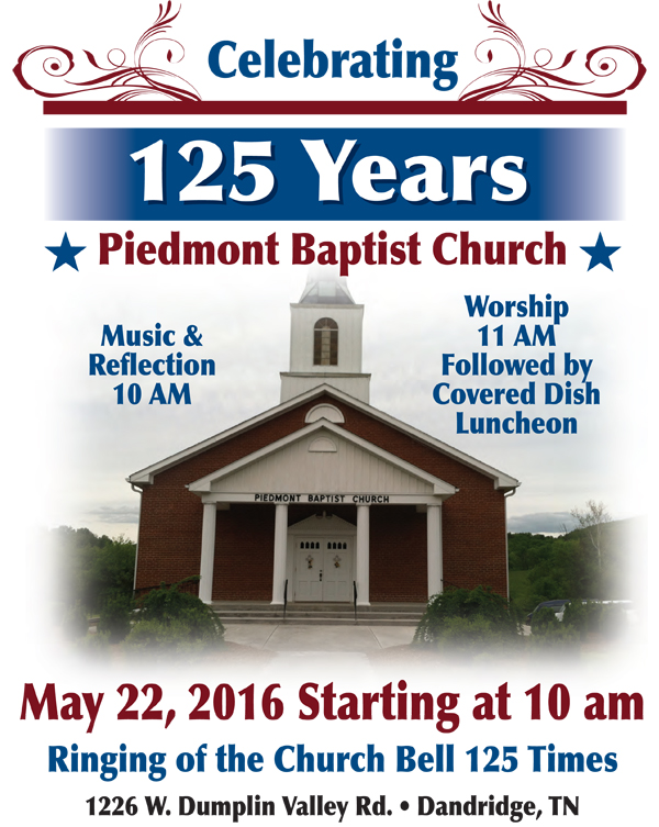 Piedmont Baptist Church 125th Anniversary (Dandridge, TN)