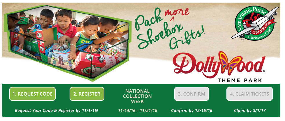 Dollywood and Operation Christmas Child Shoebox Challenge
