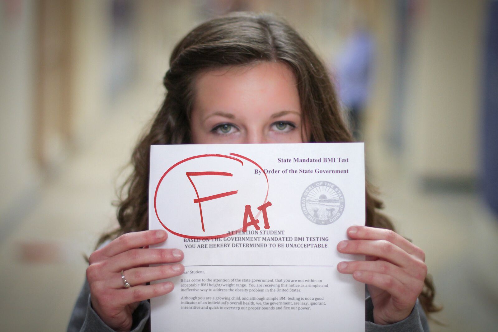 The Student Body (Fat Image - State Mandated BMI Test)