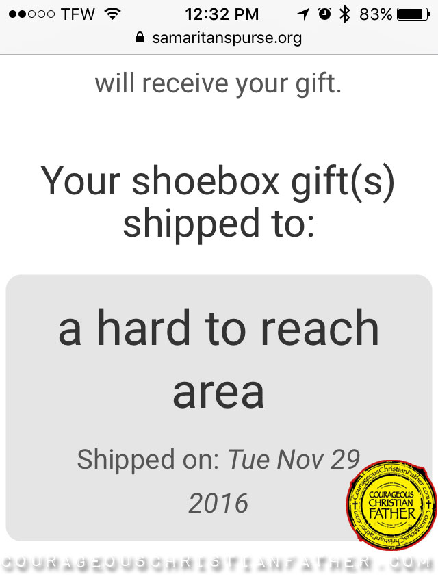 I know the location of the Shoebox but I don’t