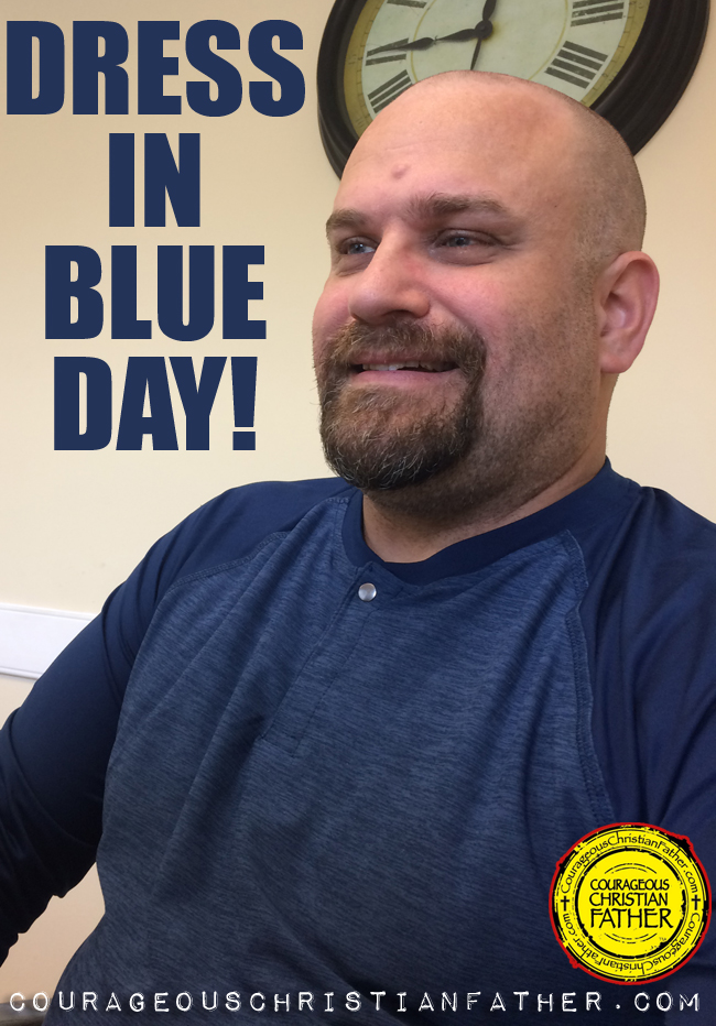 Dress In Blue Day - Steve in Blue #DressInBlueDay #BlueDay
