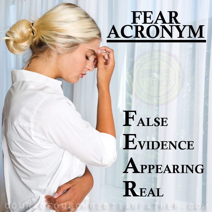 False Evidence Appearing Real (Acronym for Fear) #Fear
Acronyms for Fear