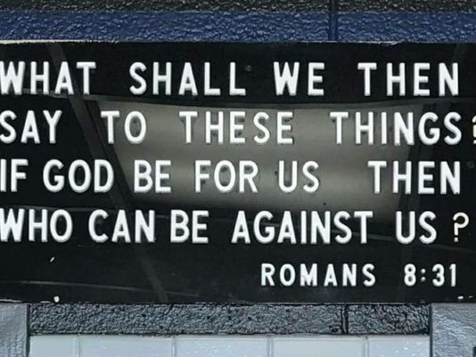 "What shall we then say to these things. If God be for us, then who can be against us? Romans 8:31" Knoxville Police Department