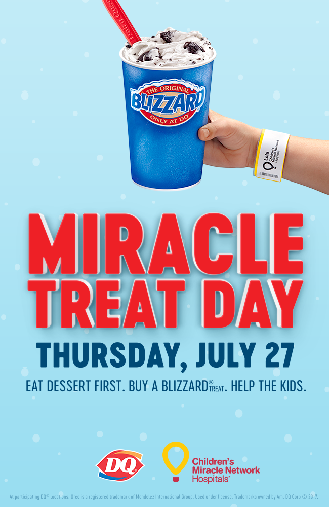 Miracle Treat Day Dairy Queen for Children's Miracle Network #MiracleTreatDay