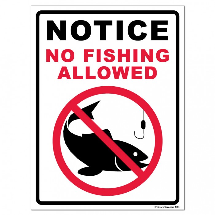 No Fishing allowed in the Sea of Forgetfulness 