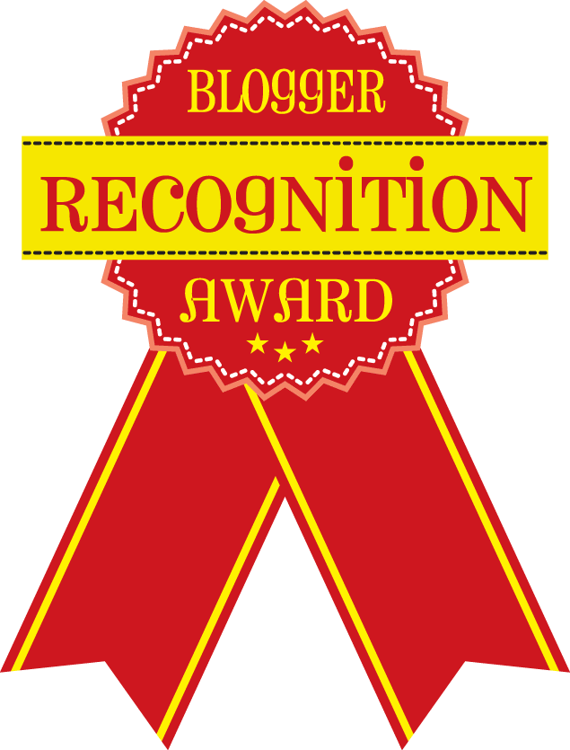 Blogger Recognition Award #BloggerRecognitionAward