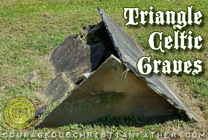 Triangle Celtic Graves at the Red Bird Baptist Church cemetery #TriangleCelticGraves 