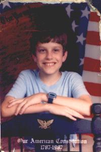 Young Steve 1987 (11 years old)
