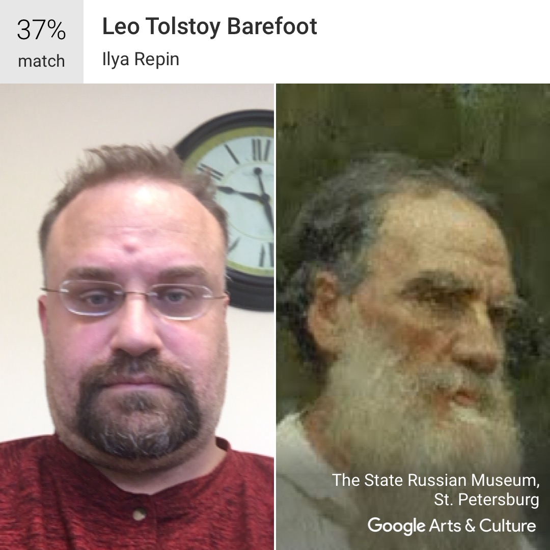 Leo Tolstoy Barefoot - Google Art and Culture App #MuseumDoppelganger #Doppelganger