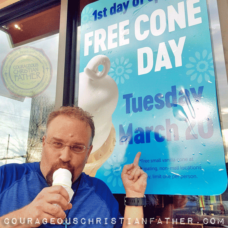 I got my free cone at Dairy Queen in Morristown, TN on Free Cone Day #FreeConeDay