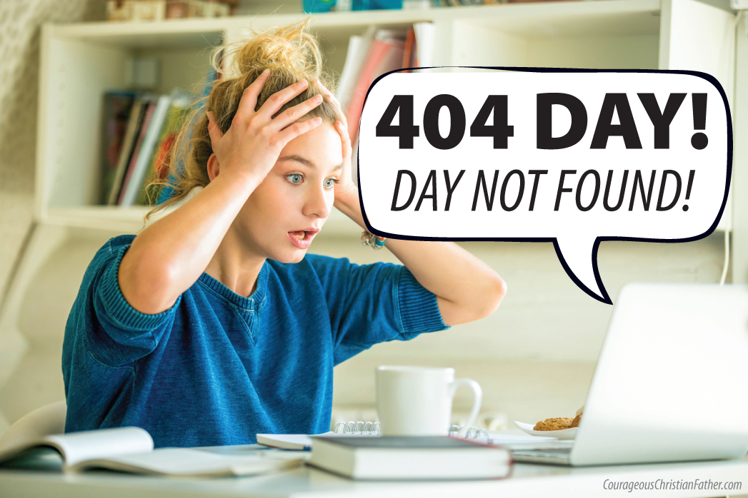 404 Day - Day Not Found!