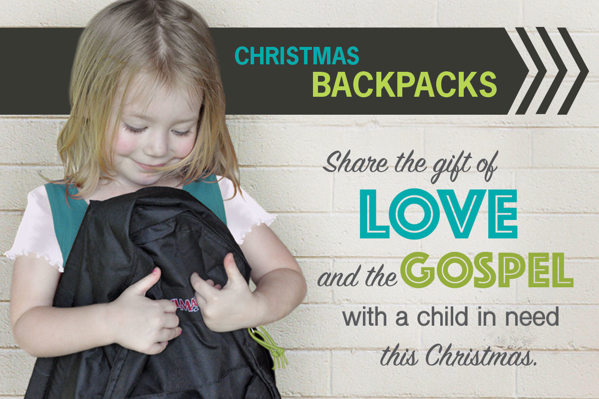 KY Christmas Backpacks 2018 - Share the gift of love and the gospel with a child in need this Christmas.