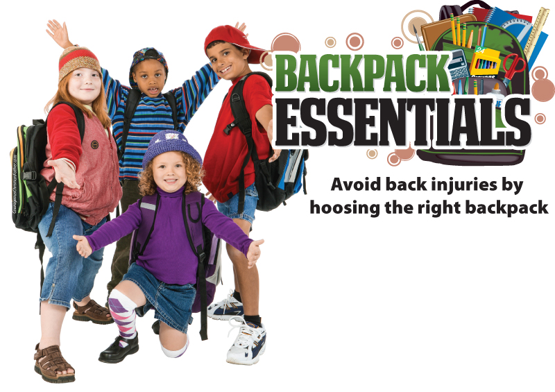 Backpack Essentials – Avoid back injuries by choosing the right backpack