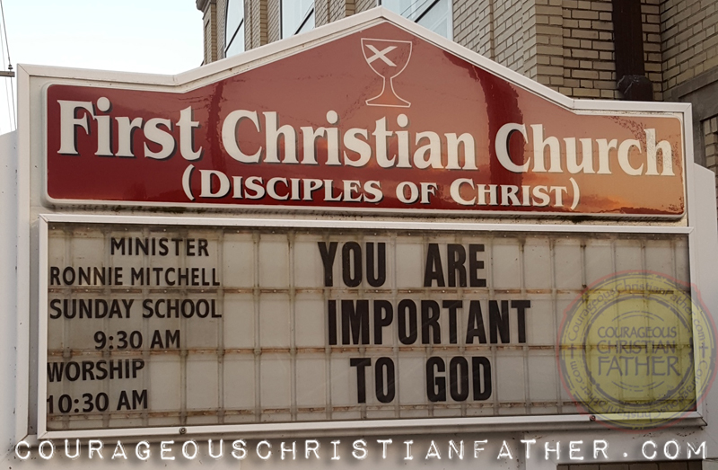 You are important to God - First Christian Church (Disciples of Christ) in Corbin, KY.