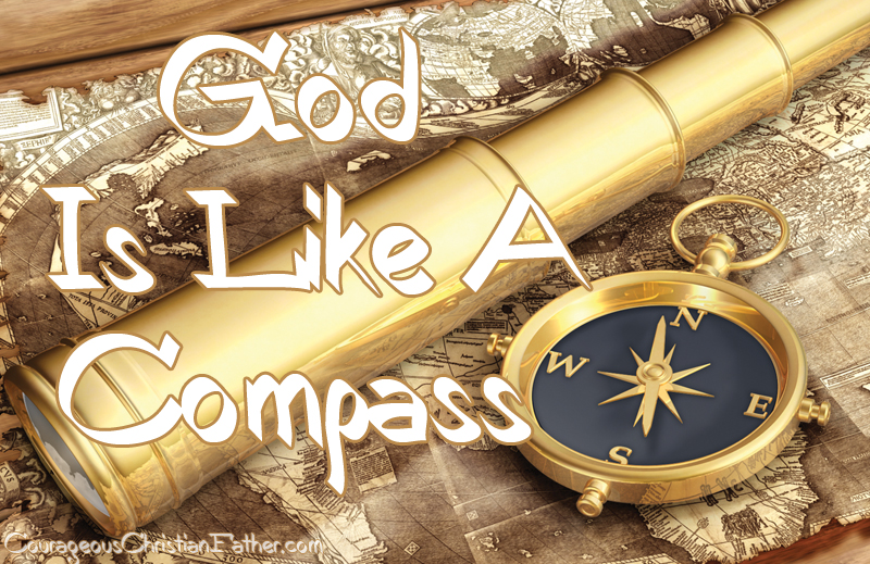God is like a Compass - Using the analogy of a compass gets you where you need to go, the same applies to God. #GodIsLikeACompass