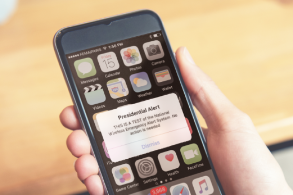 First Nationwide Text Alert Test - On Wednesday, October 3, 2018 around 2:18 p.m. everyone's phone will go off at the same time with a text alert.
