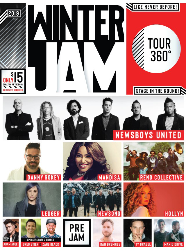 Winter Jam 2019 East Coast Line Up