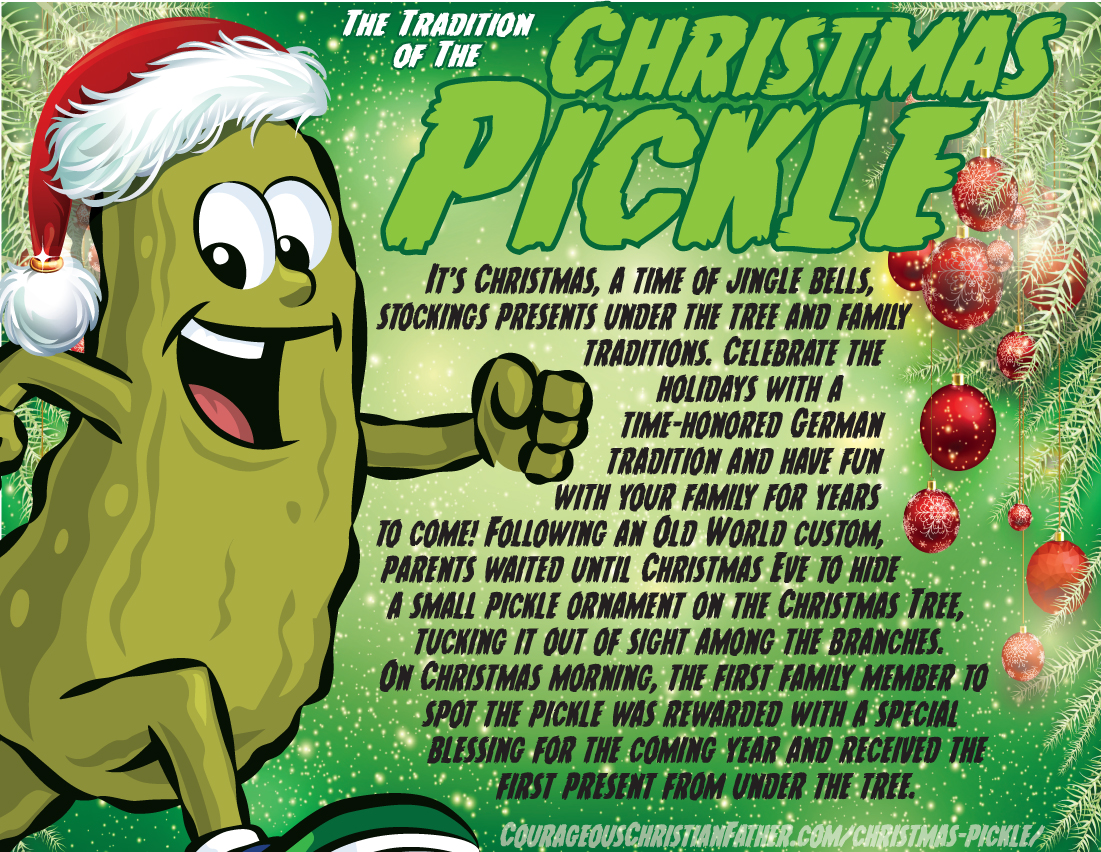Christmas Pickle Printable