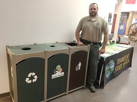Interior Recycling Bins Available At All Tennessee State Parks - This is part of a Second phase of state parks’ recycling program. Visitors to Tennessee State Parks will now be able to use interior recycling bins at all 56 of the state parks in the second phase of improvements to the parks’ recycling program. (Recycle Away Bins)