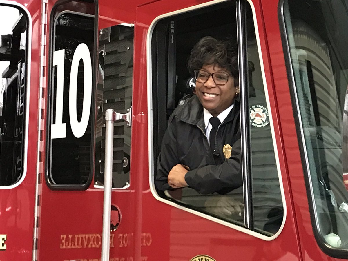 Knoxville Fire Department Twitter Photo: Jaquetta Brooks Retires